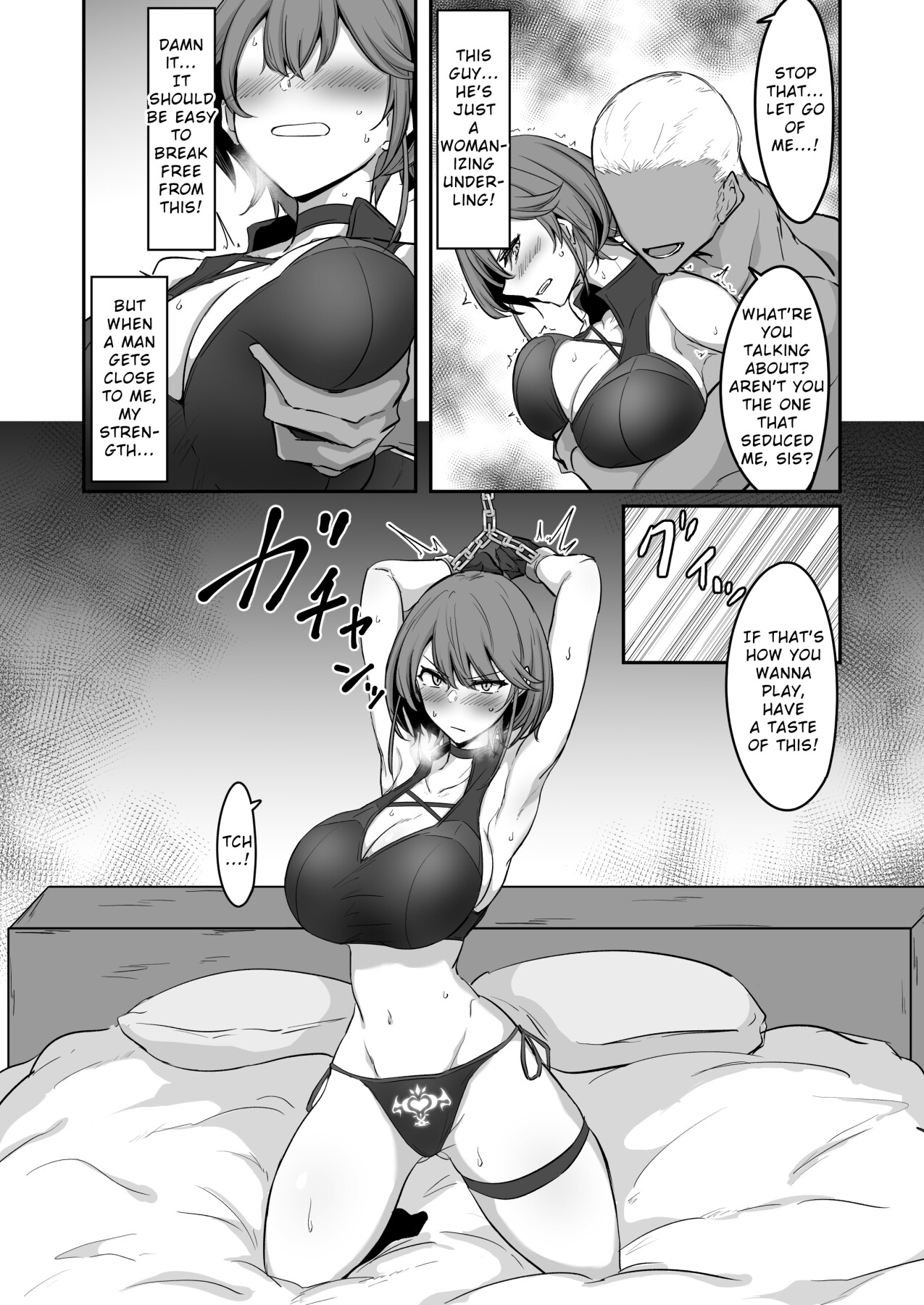 Hentai Manga Comic-Godou Kazusa, Engraved with a Lewd Crest 2-Read-8